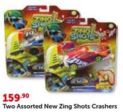 Two Assorted New Zing Shots Crashers