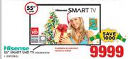 Hisense 55" UHD Smart TV(55A6500UW)