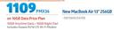 Apple New MacBook Air 13" 256GB-On 10GB Data Price Plan 