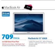 Apple Macbook Air 13" 128GB -On 5GB Data Price Plan