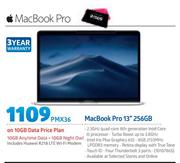 Apple Macbook Pro 13" 256GB-On 10GB Data Price Plan
