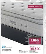Posture Premier Vitality Queen (152cm) Base Set + Sealy Bale Pack