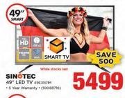 Sinotec 49" Full HD Smart LED TV 49E3001M