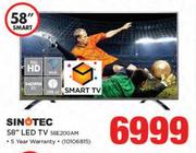 Sinotec 58" Full HD Smart LED TV 58E200AM