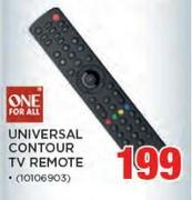 One For All Universal Contour TV Remote