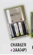Charger + 2AA (4P)