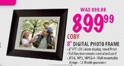 Coby 8" Digital Photo Frame