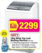 Defy 10Kg White Top Load Washing Machine DTL141-0