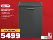 Defy 13 Place Dishwasher Grey DDW232