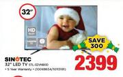 Sinotec 32” LED TV STL-32VN80D