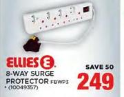Ellies 8-Way Surge Protector FBWP3