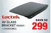 Locktek AV Glass Bracket PDH501