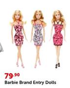 Barbie Brand Entry Dolls