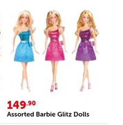 Assorted Barbie Glitz Dolls
