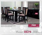 Renoir 8 Piece Dining Room Suite+Free Sideboard