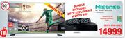 Hisense 65" UHD Smart TV 65K5500 + DSTV Explorer 2-Both For