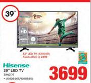 Hisense 39" Full HD LED TV 39N2176