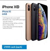 Apple iPhone XS 64GB-Each