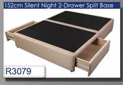 152cm Silent Night 2-Drawer Split Base