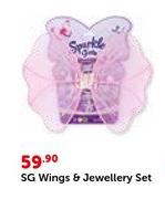 SG Wings & Jewellery Set