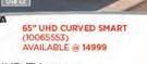 JVC 65" Curved Smart UHD TV 