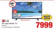 LG 49" UHD Smart TV 49UJ620