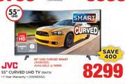 JVC 55" Curved Smart UHD TV 55N776