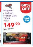 Mcqueen/Jackson Friction Cars-2 Pack