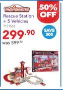 Rescue Station+5 Vehicles