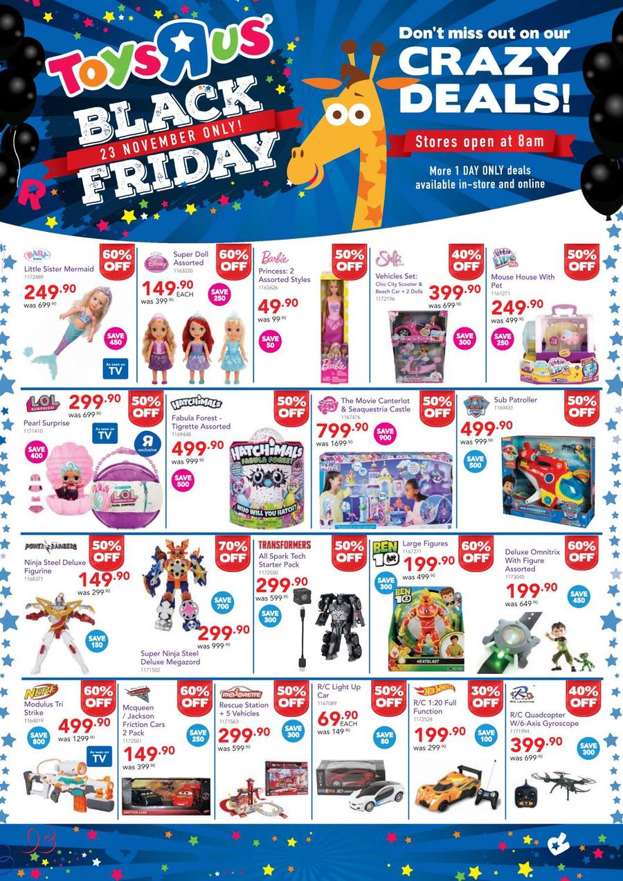 Toys R Us : Black Friday (23 Nov 2018 Only!) — m.guzzle.co.za