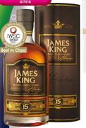 James King 15 Yo Whisky in Gift Tube-750Ml