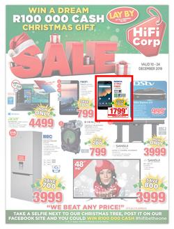 HiFi Corp : Sale (10 Dec - 24 Dec 2018), page 1