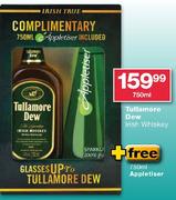 Tullamore Dew Irish Whiskey 750ml + Free 750ml Appletiser