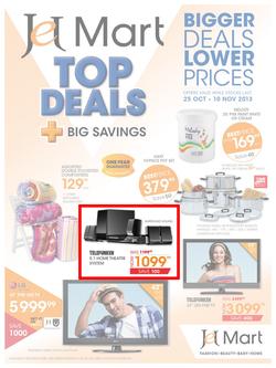 Jet Mart : Top Deals & Big Savings (25 Oct - 10 Nov 2013), page 1