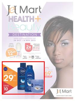 Jet Mart : Health & Beauty Destination (28 Oct - 8 Nov 2013), page 1
