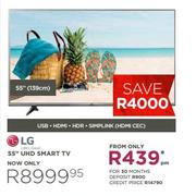 LG 55" UHD Smart TV