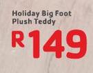 Holiday Big Foot Plush Teddy