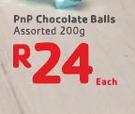 PnP Chocolate Balls-200G Each
