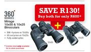 Degrees Mirage 10x50 & 10x25 Binoculars