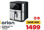 Orion 8L Digital Air Fryer ORAF-0802D