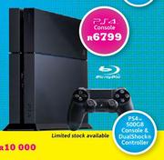 PS4 500GB Console & DualShock Controller