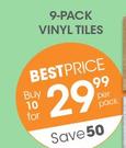 10-Pack Vinyl Tiles