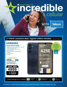 Incredible : Incredible Cellular With Telkom (01 May - 31 May 2024 While Stocks Last)