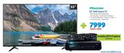 Hisense 55" UHD Smart TV Including DSTV Explora