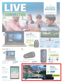 Incredible Connection : Live Connected (3 Apr - 7 Apr 2019), page 1