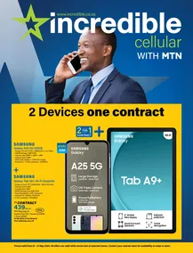 Incredible : Incredible Cellular With MTN (01 May - 31 May 2024 While Stocks Last)