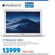 Apple 13" Mac Book Air 1288GB