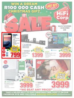 HiFi Corp : Christmas Sale (27 Nov - 24 Dec 2018), page 1