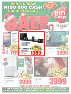 HiFi Corp : Christmas Sale (27 Nov - 24 Dec 2018), page 1