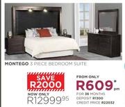 Montego 3 Piece Bedroom Suite